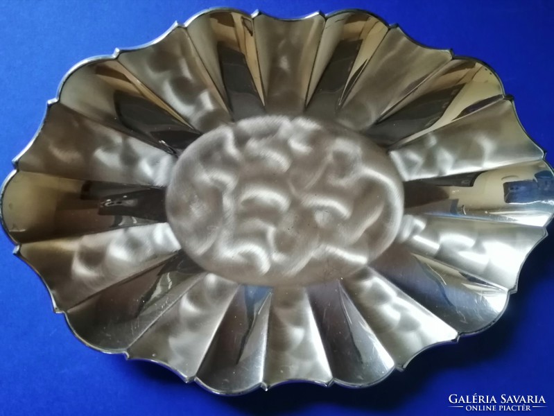 Vintage hoka silvered tableware serving bowl
