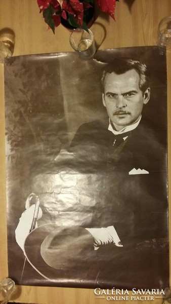 Latinovits Zoltán - Huszárik Zoltán "Szinbád" c. filmjének főszereplője plakát - B. Müller M. fotója