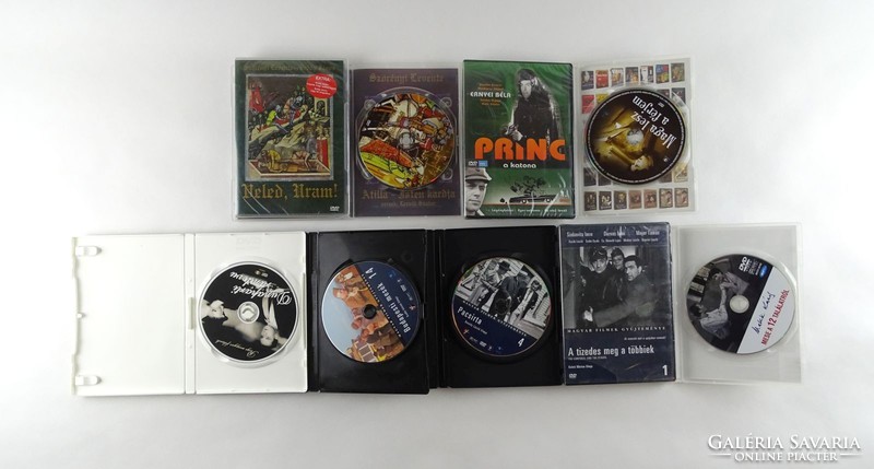 1G702 Hungarian movies DVD package 9 pieces including: the decile and the others, Attila - god sword
