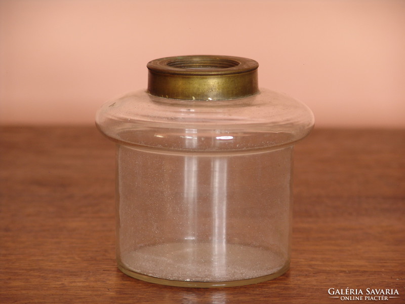 Kerosene lamp in glass container