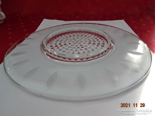 Glass cake bowl, diameter 31 cm. He has!