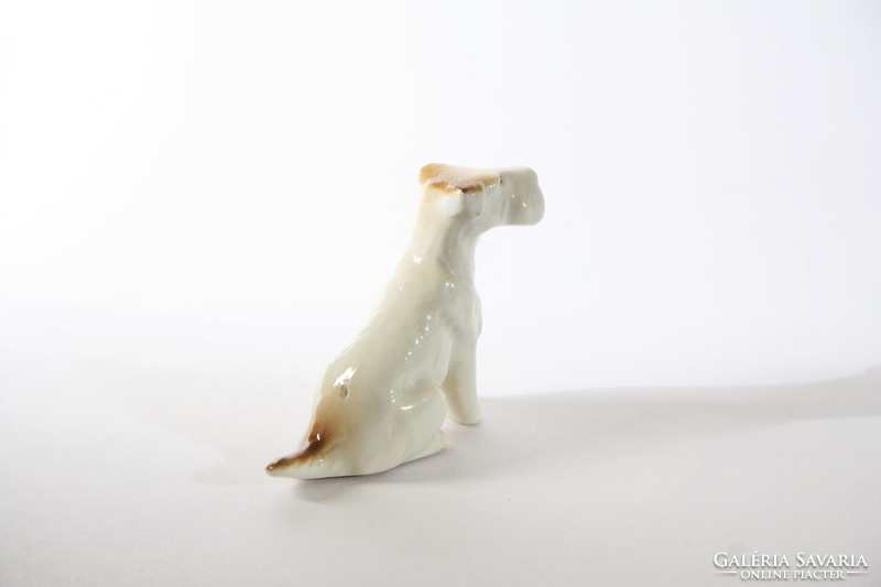 Porcelain dog fox 4cm