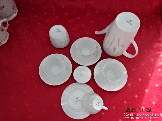 Schirnding bavaria quality porcelain coffee set for four people. He has!