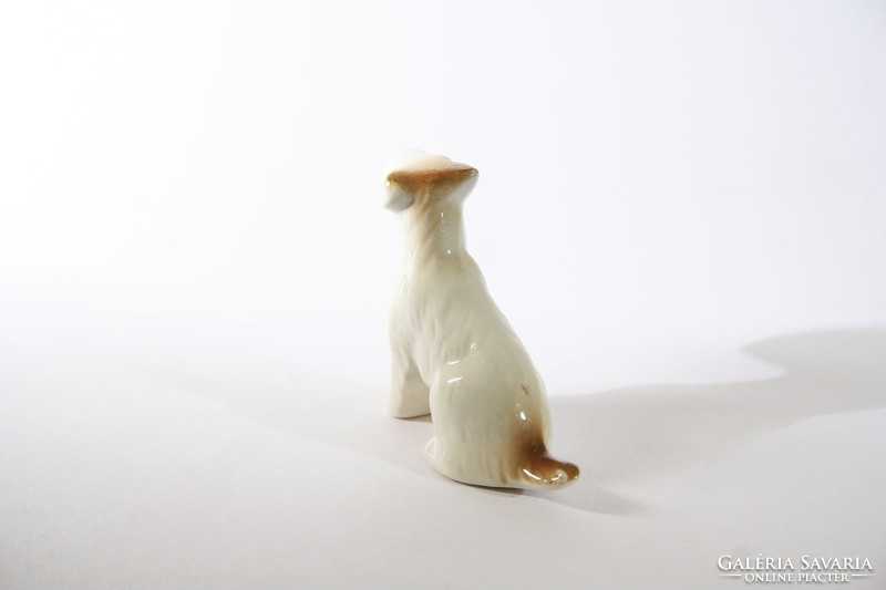 Porcelain dog fox 4cm