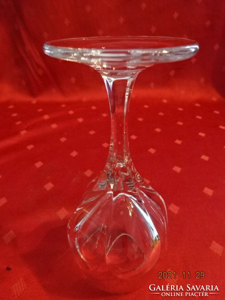 Glass with glass base, six in one, height 14 cm, price 5.5 cm. He has!