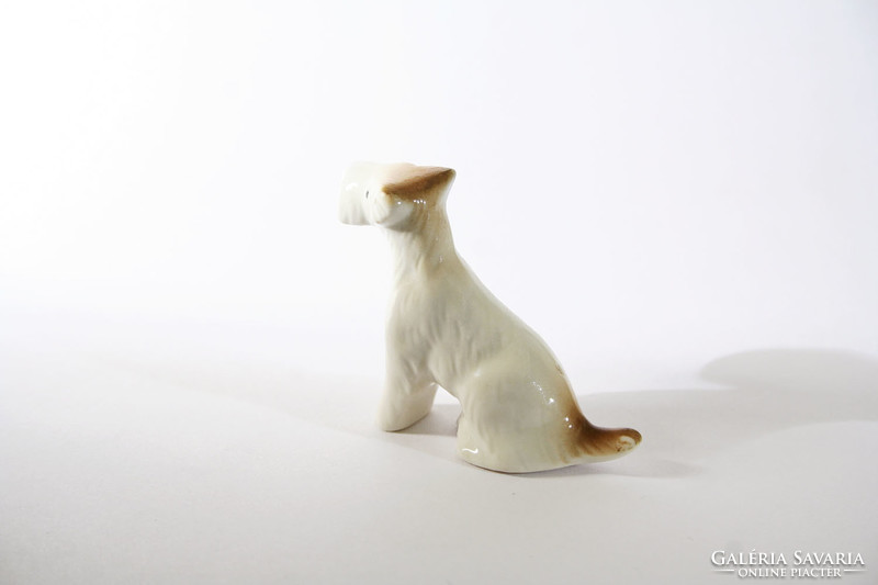 Porcelain dog fox 4cm