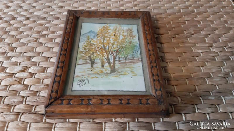 Autumn landscape - decorative wall picture frame