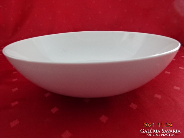 German porcelain bowl, white, diameter 24 cm, height 7.5 cm. He has!