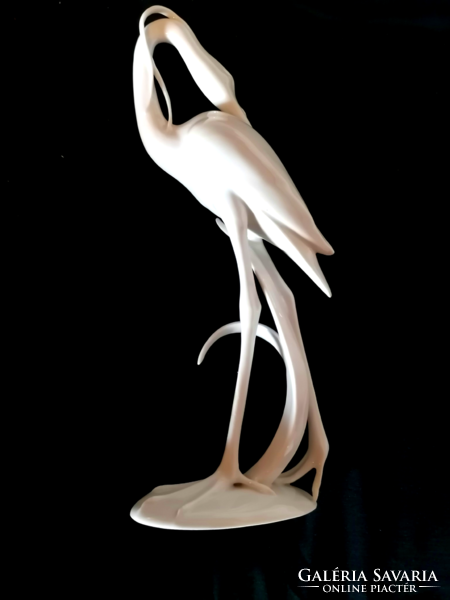 To collection! Rare Herend egret