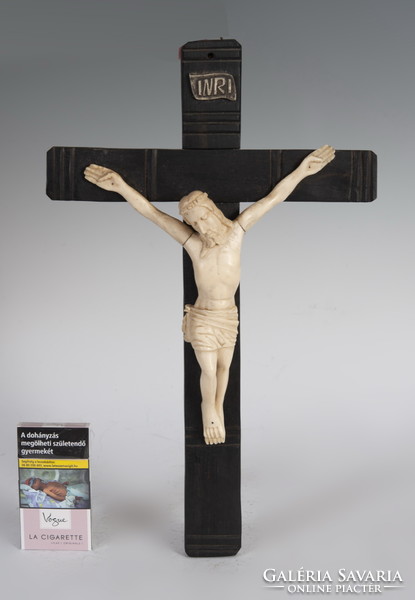 Carved bone crucifix