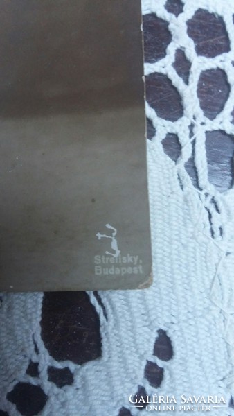 Régi képeslap: Medgyasszay Vilma és Király (Ernő?) - Strelisky Budapest