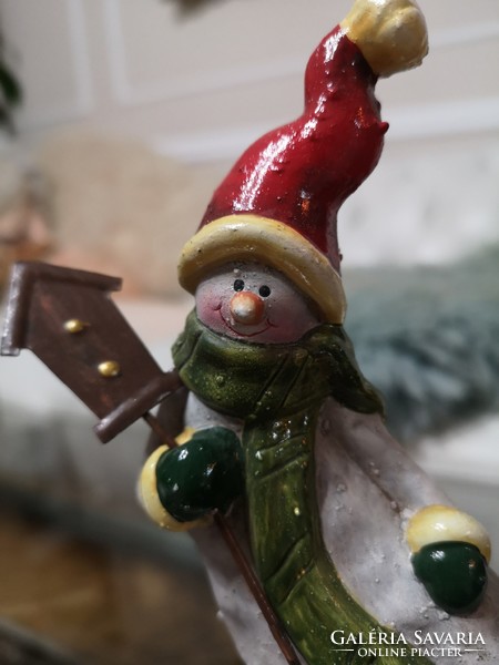 Charming elf elves, lovely winter, Christmas decor, hand painted, hand made