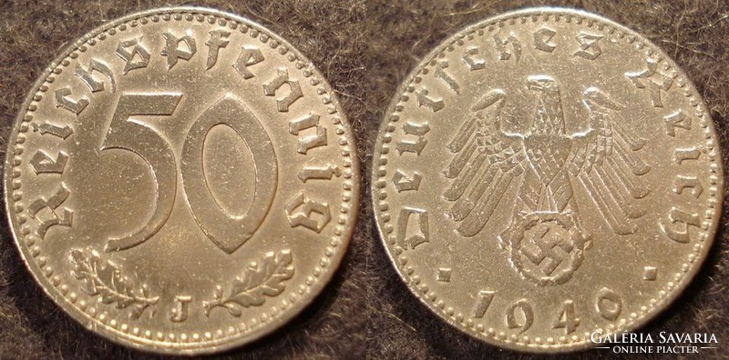 Német III. Birodalom 50 pfennig 1940J . POSTA VAN  !