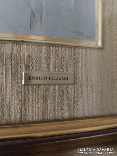 Enrico Felisari- Hölgy az asztalnál