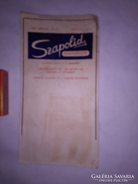 Szapolid szappanpapír - 1950-es évek