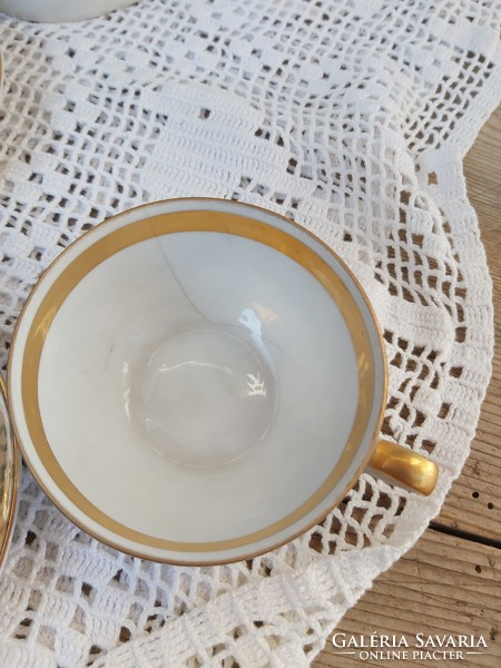 Gyönyörű német kávés csésze szettek 1 dl-es , porcelán