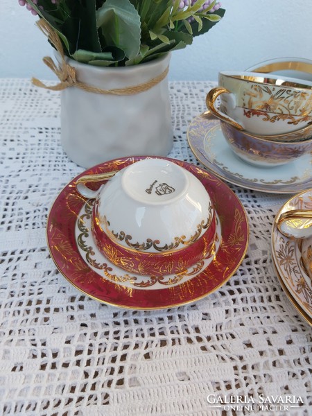 Beautiful German coffee cup sets 1 dl, porcelain