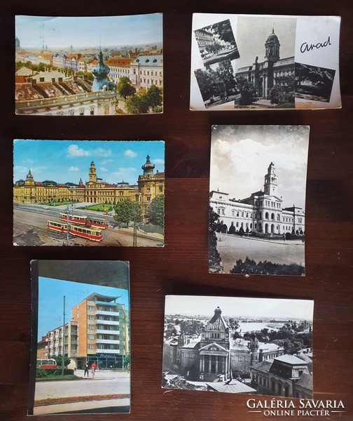 Arad postcard, 6 postcards together
