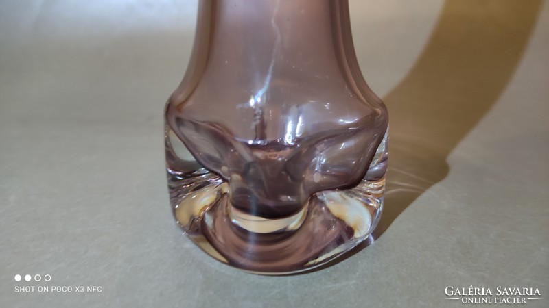 Marked ingrid glass glass vase thread vase