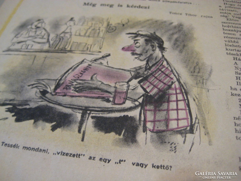 Lúdas Matyi  1947  . Címlapon a német választás
