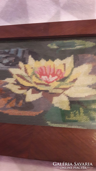 Old lotus tapestry image