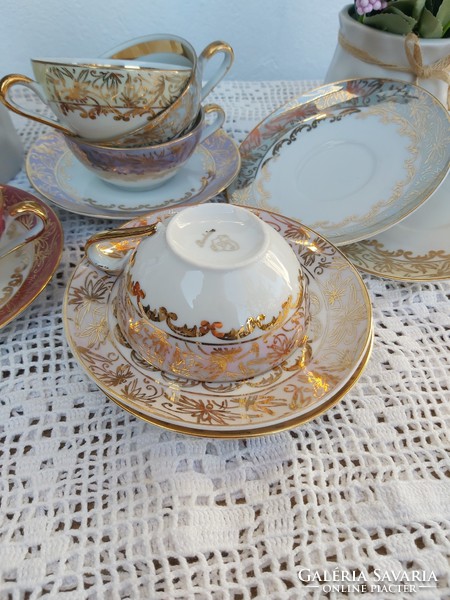 Beautiful German coffee cup sets 1 dl, porcelain