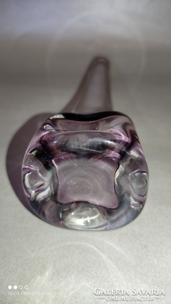 Marked ingrid glass glass vase thread vase