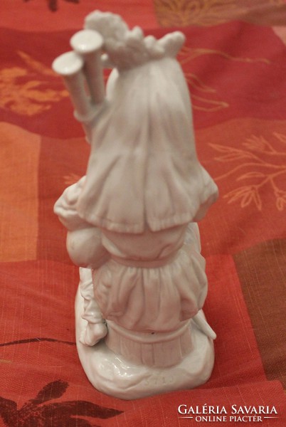 Nápolyi - Capodimonte festetlen porcelán figura