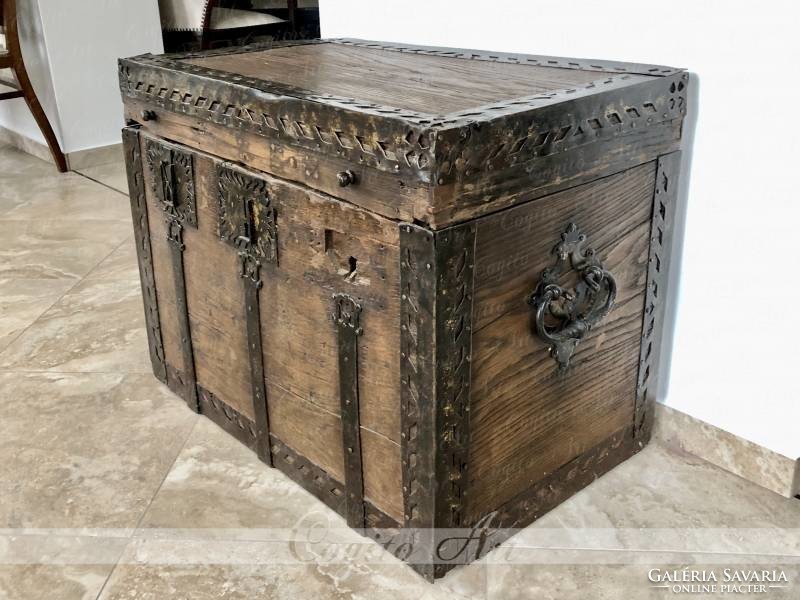 Antique 300 year old baroque money box