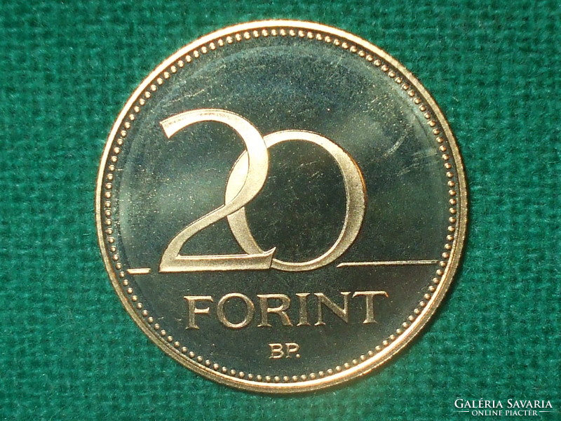 20 Forint 2006! Only 7,000 pcs. ! Mirror beat! It was not in circulation! It's bright!
