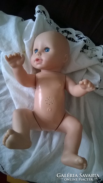 Igazi baba ruhában e bájos baba-41 cm,keze,lába mozog-akár ajándékba !