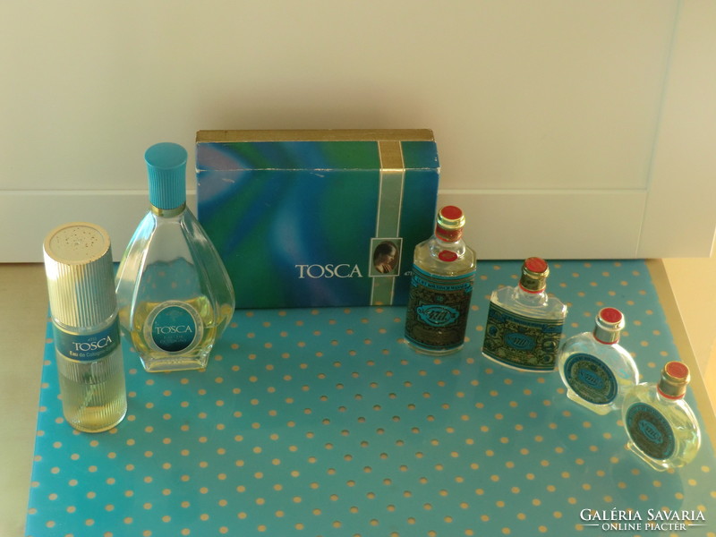 A collection of museum pieces from Cologne and 4711 Cologne from the 1970s