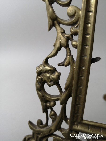 Antique brass photo frame