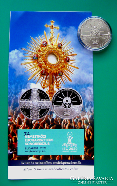 2021 - 52. Nemzetközi Eucharisztikus Kongresszus - 2.000 Ft BU - kapszulában + certi