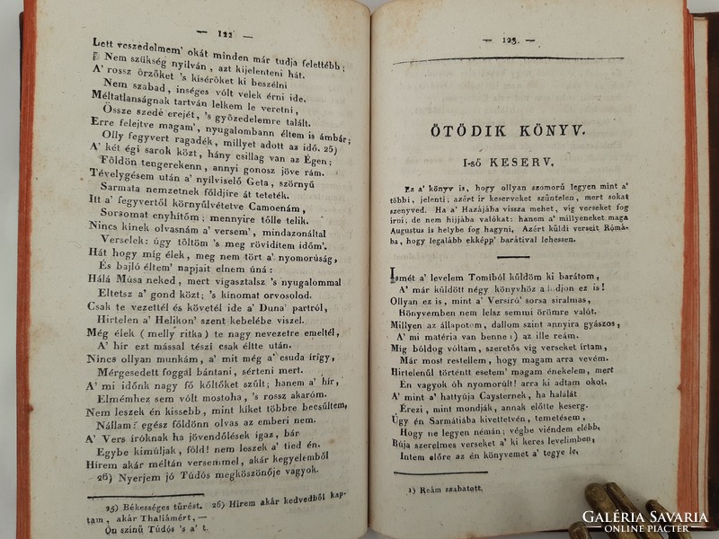 1825 Pest - Ovidius Naso szomorú verseinek öt könyve