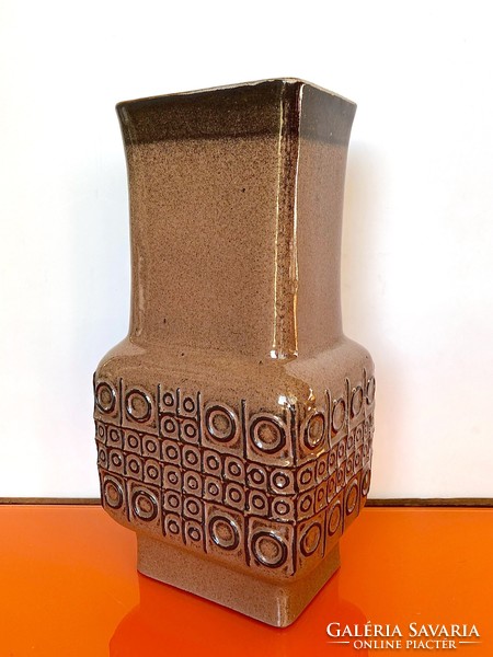 Mid century Városlődi iparművészeti kerámia váza