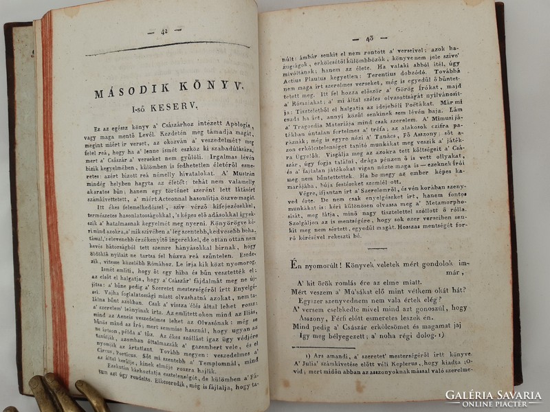 1825 Five books of sad poems by Pest - ovidius naso