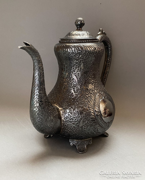 Amazing Indian silver teapot!