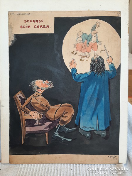 Vargit: Der Weltkrieg - Rasputin karikatúra