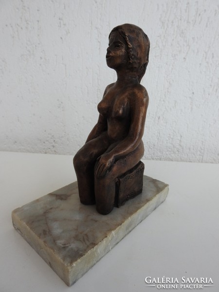 Bronze female nude sculpture by tailor Mary sculptor