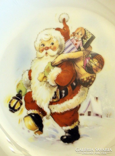 Hutschenreuther régi télapós porcelán tányér
