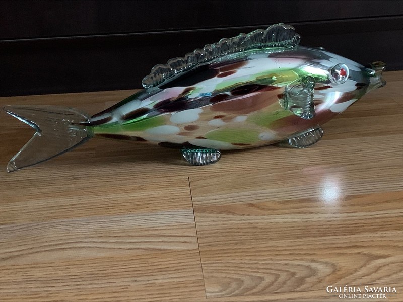 Muránoi eozinos nagy üveg hal, 40.