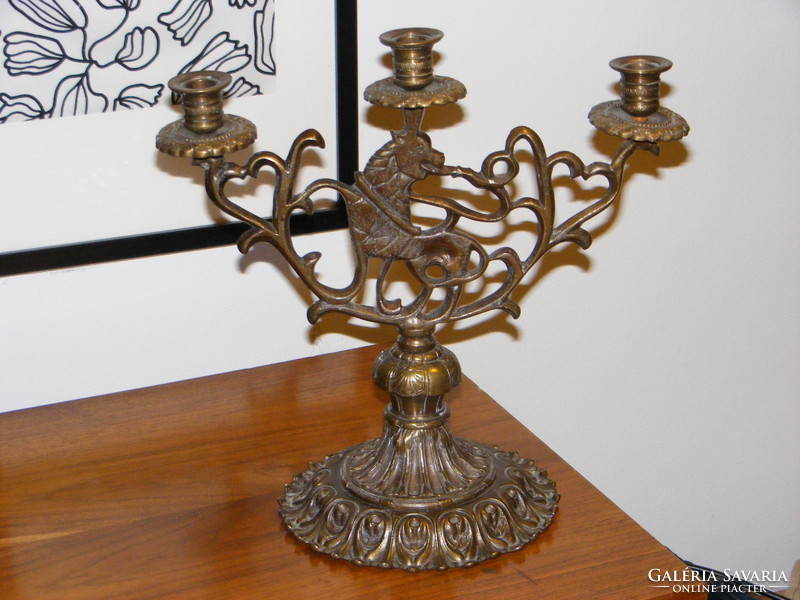 Bronze candle holder