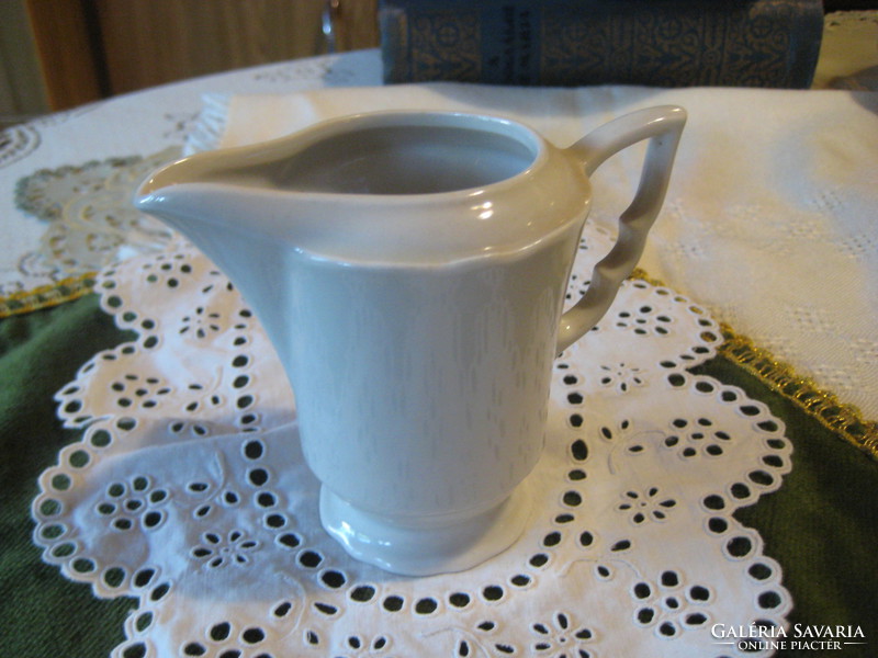 Zsolnay mocha with elf ears, marked spout