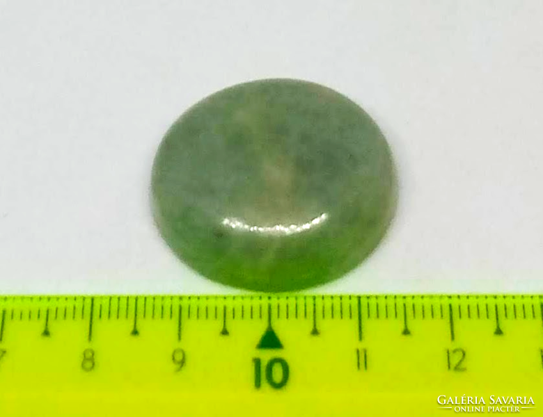 Green aventurine mineral cabochons from India rd 70g604