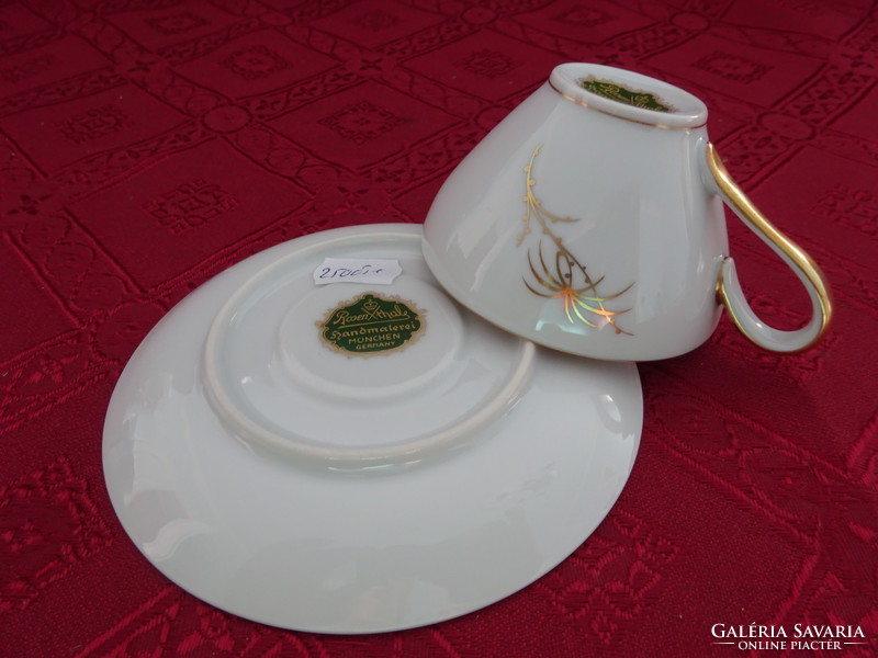 Rosenthal German quality porcelain coffee cup + placemat. He has!