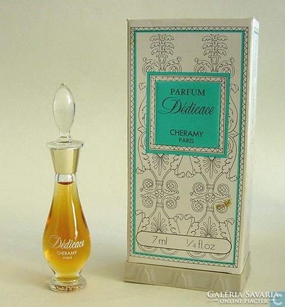 Vintage dedicace cheramy perfume paris