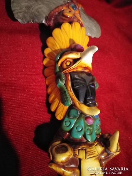 Azték Maja INKA fejsze Kés obszidián esőbot Rituális tárgy