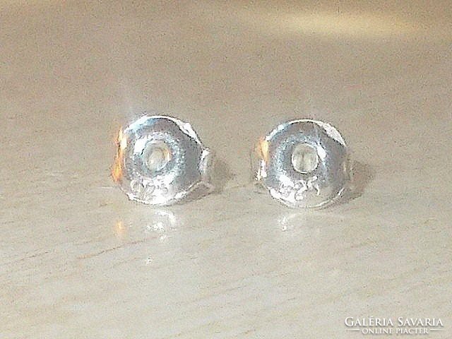 Night black crystal earrings