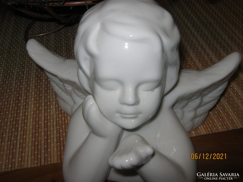 Large porcelain angel